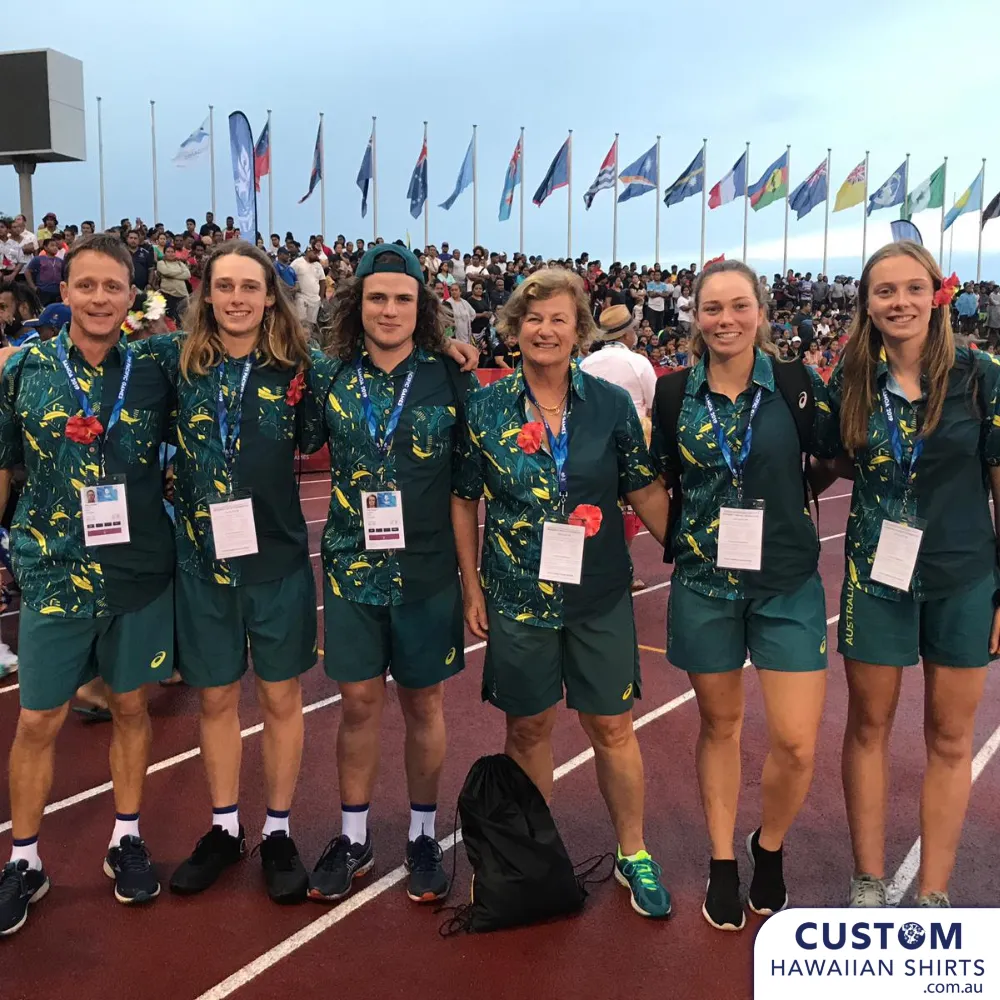 Pacific Games, Samoa 2019 - Aussie Team Uniforms