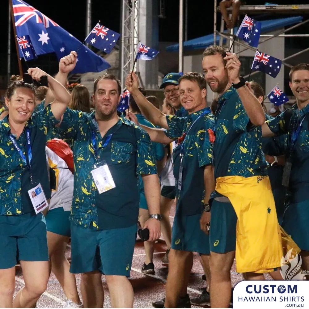 Pacific Games, Samoa 2019 - Aussie Team Uniforms