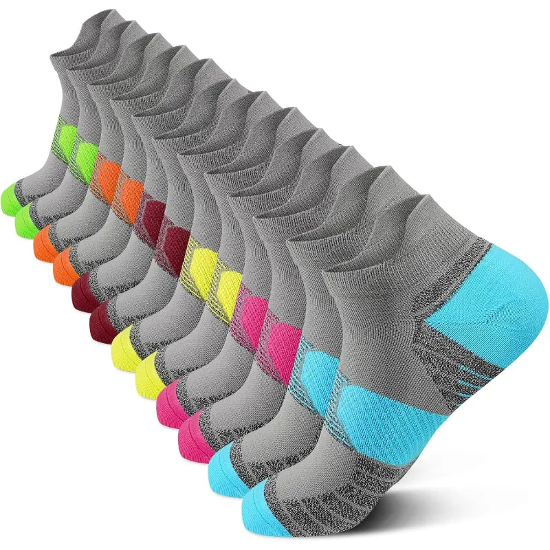 Pack Of 6 Compression And Ankle Support Socks