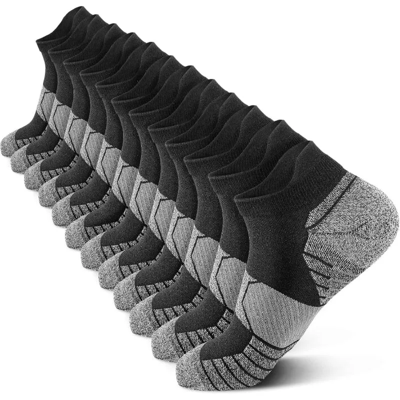 Pack Of 6 Compression And Ankle Support Socks