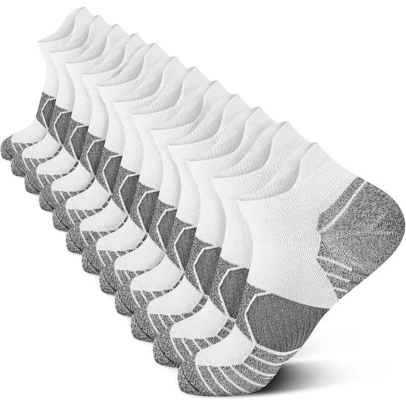 Pack Of 6 Compression And Ankle Support Socks