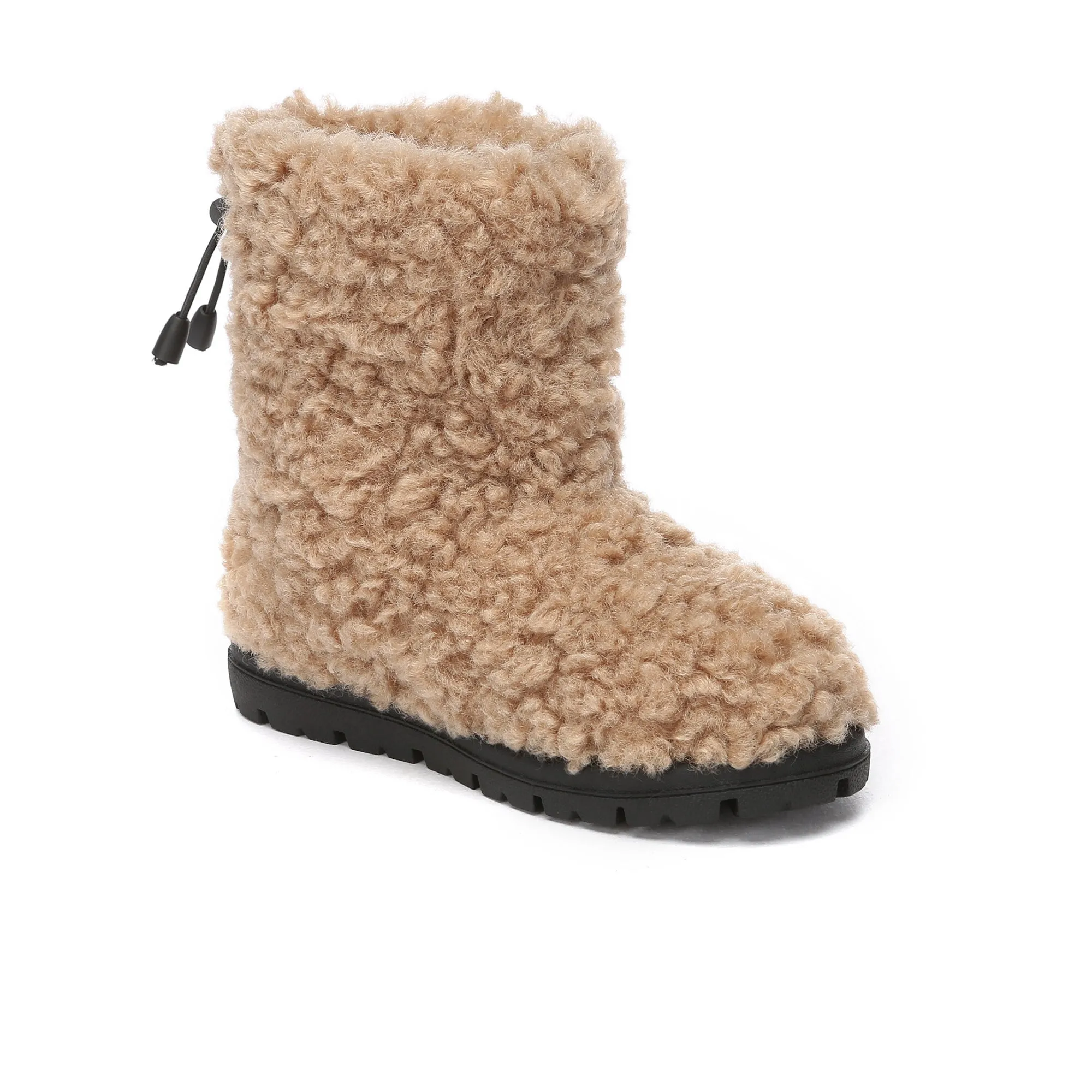 PlushCozy Kids Short Platform UGG Boots