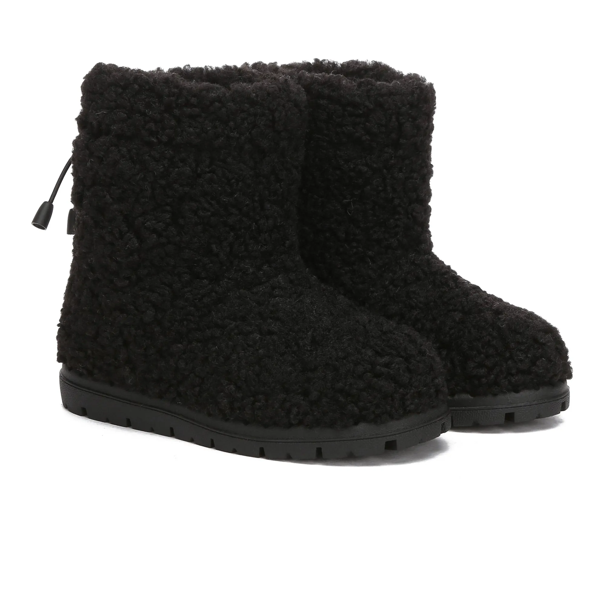 PlushCozy Kids Short Platform UGG Boots