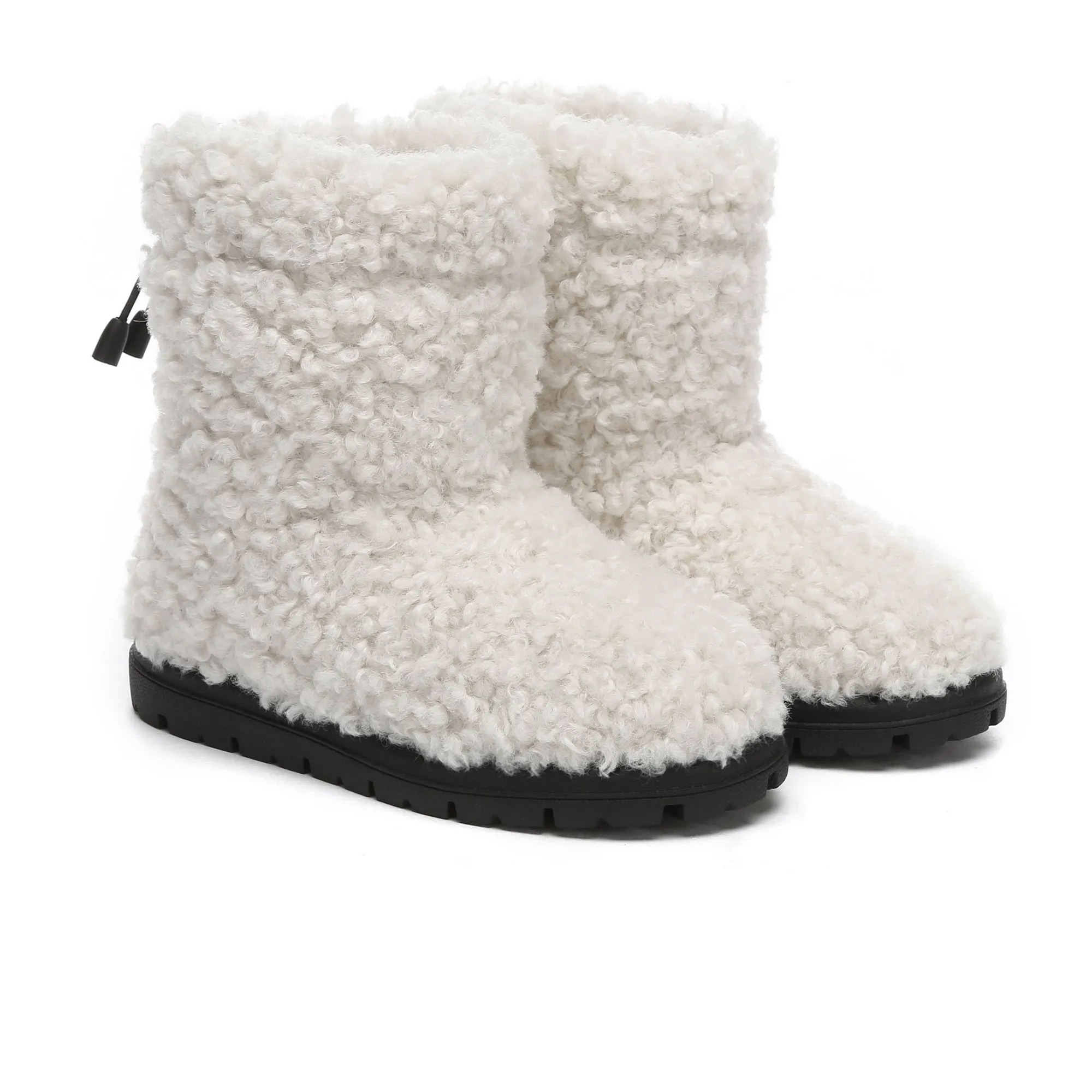 PlushCozy Kids Short Platform UGG Boots