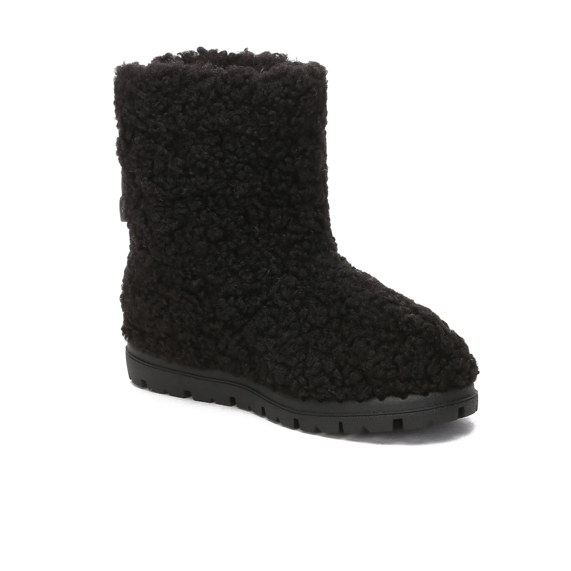 PlushCozy Kids Short Platform UGG Boots