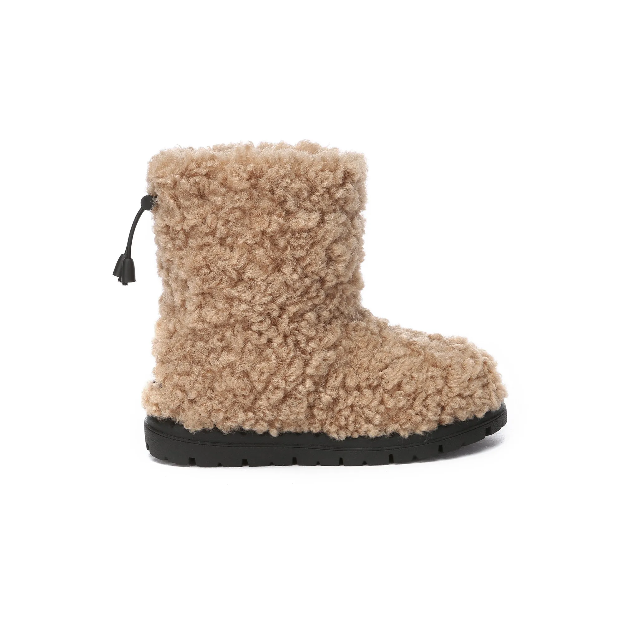 PlushCozy Kids Short Platform UGG Boots