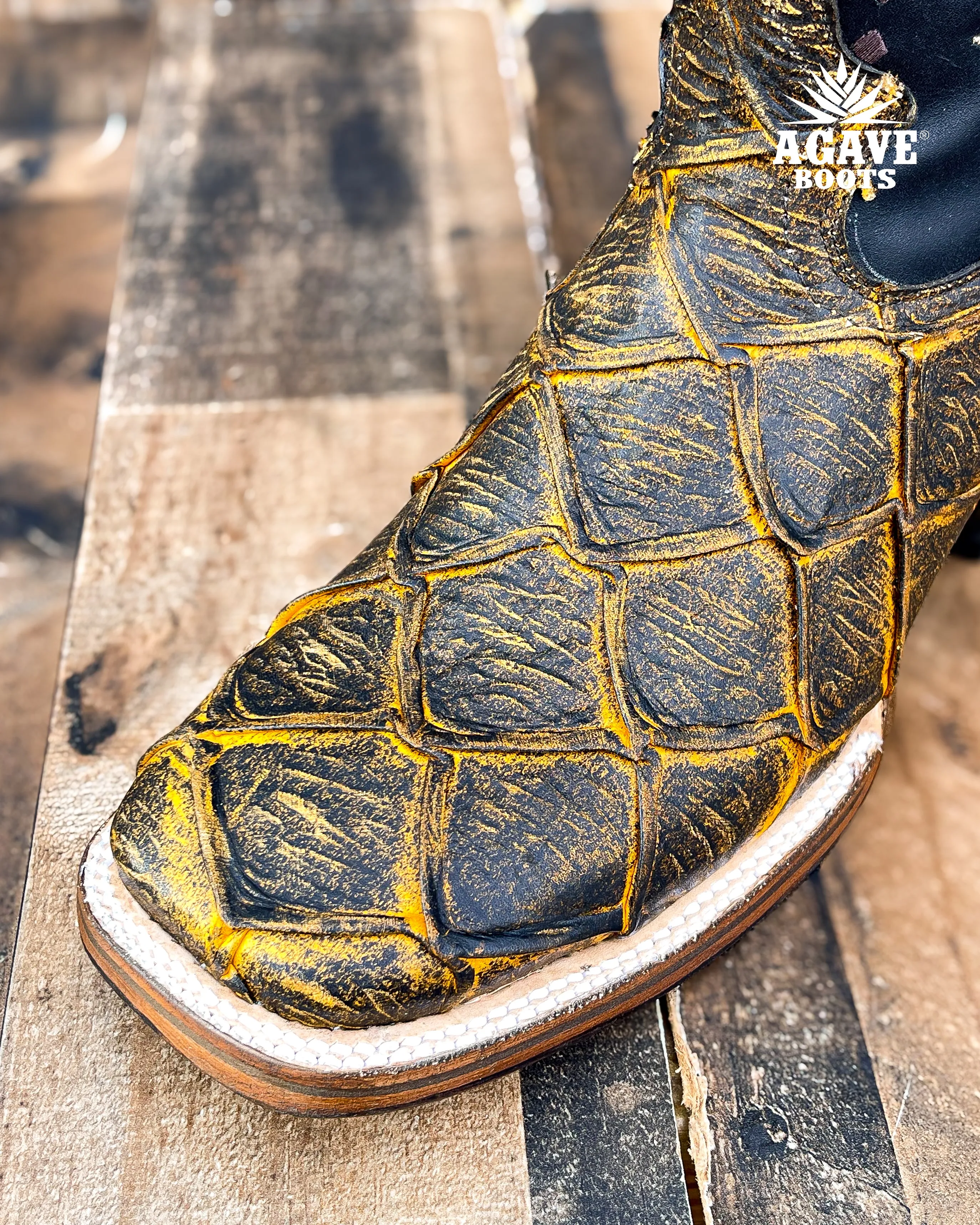 "HONEY" BASS | MEN SQUARE TOE WESTERN COWBOY BOOTS