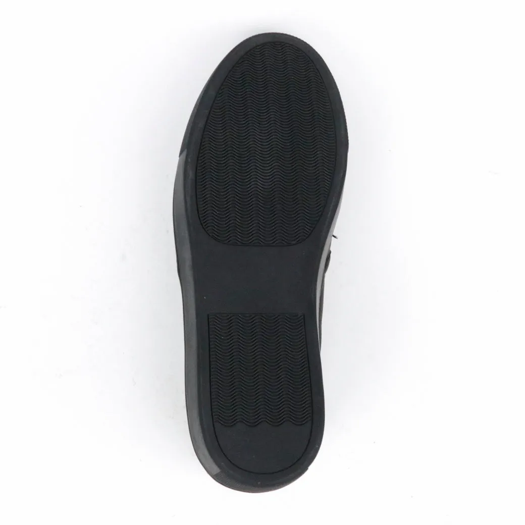 "The Common" Slip-On Sneaker Chamois Black