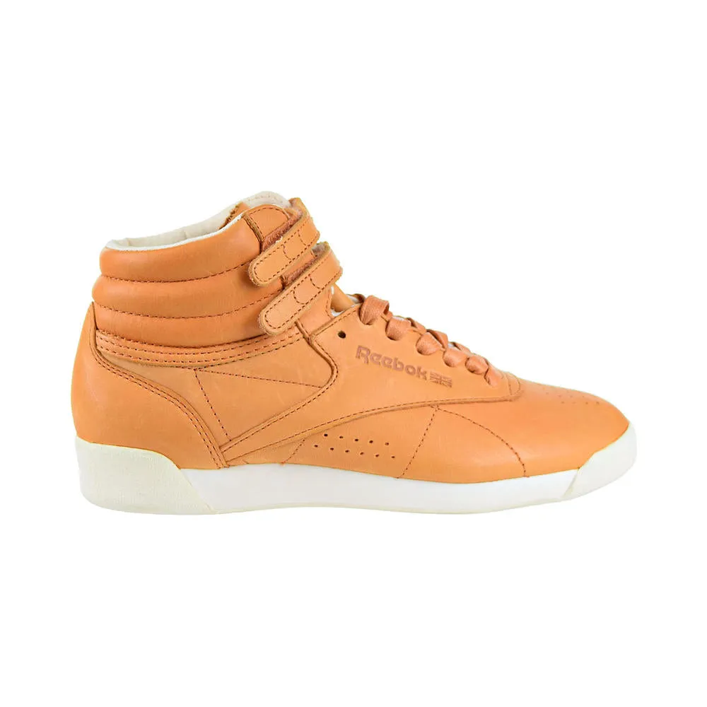 Reebok Orange Freestyle High Tops- 9