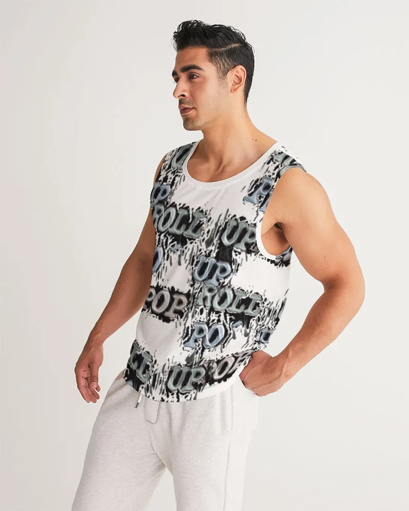 Roll Up Po' Up Pop Men's Sports Tank