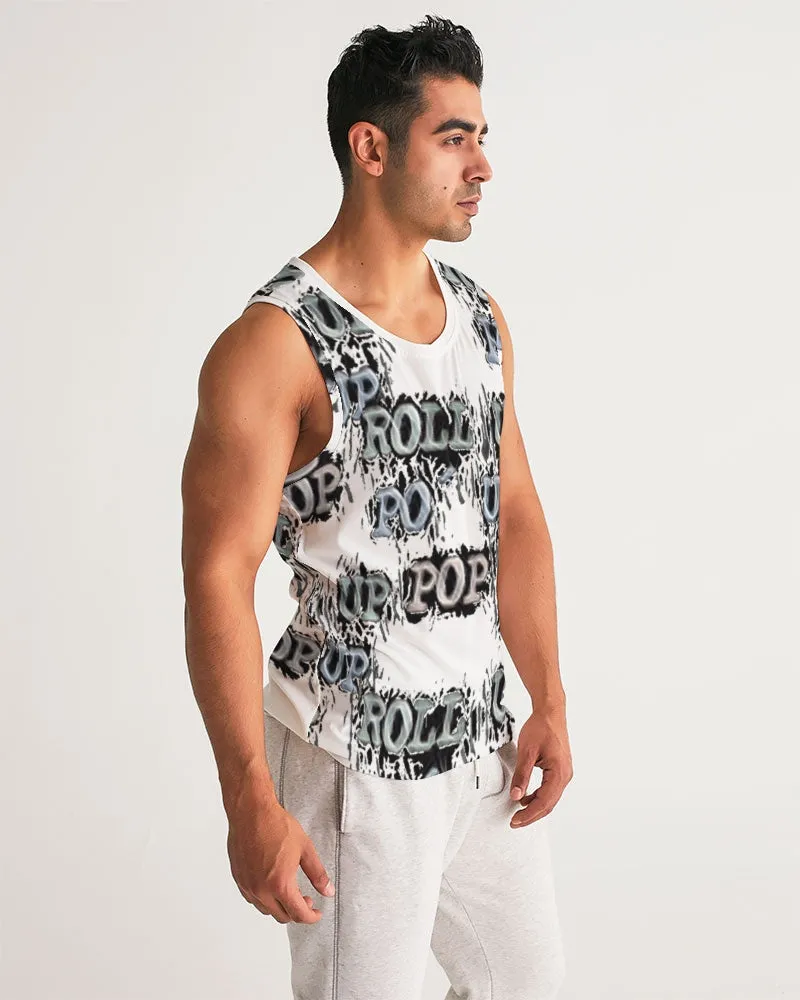 Roll Up Po' Up Pop Men's Sports Tank