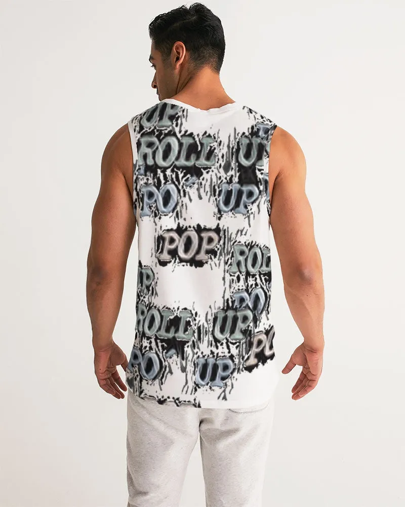 Roll Up Po' Up Pop Men's Sports Tank