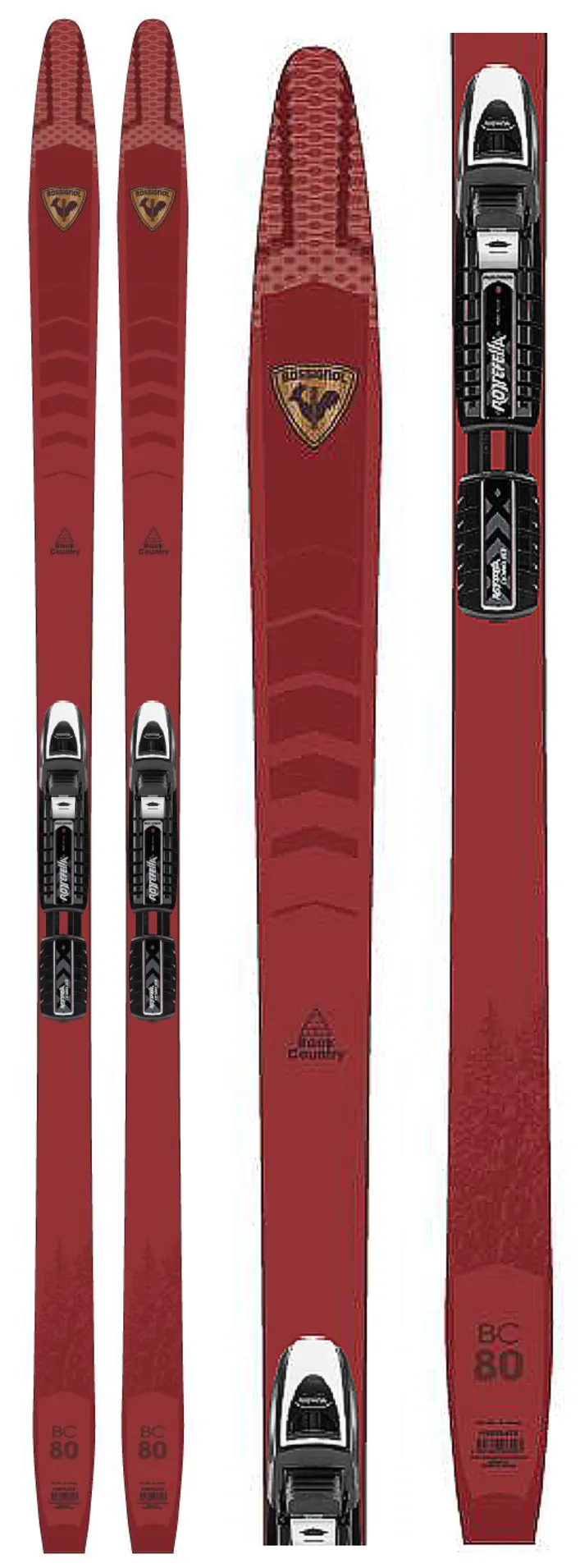 Rossignol BC 80 Positrack with BC Auto Binding