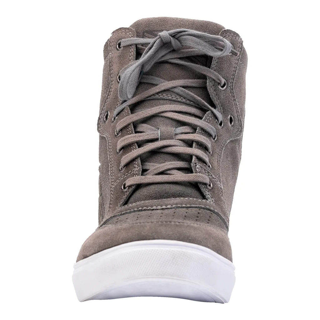 RST Hitop Ladies Moto Sneaker Urban Boots Suede - Grey