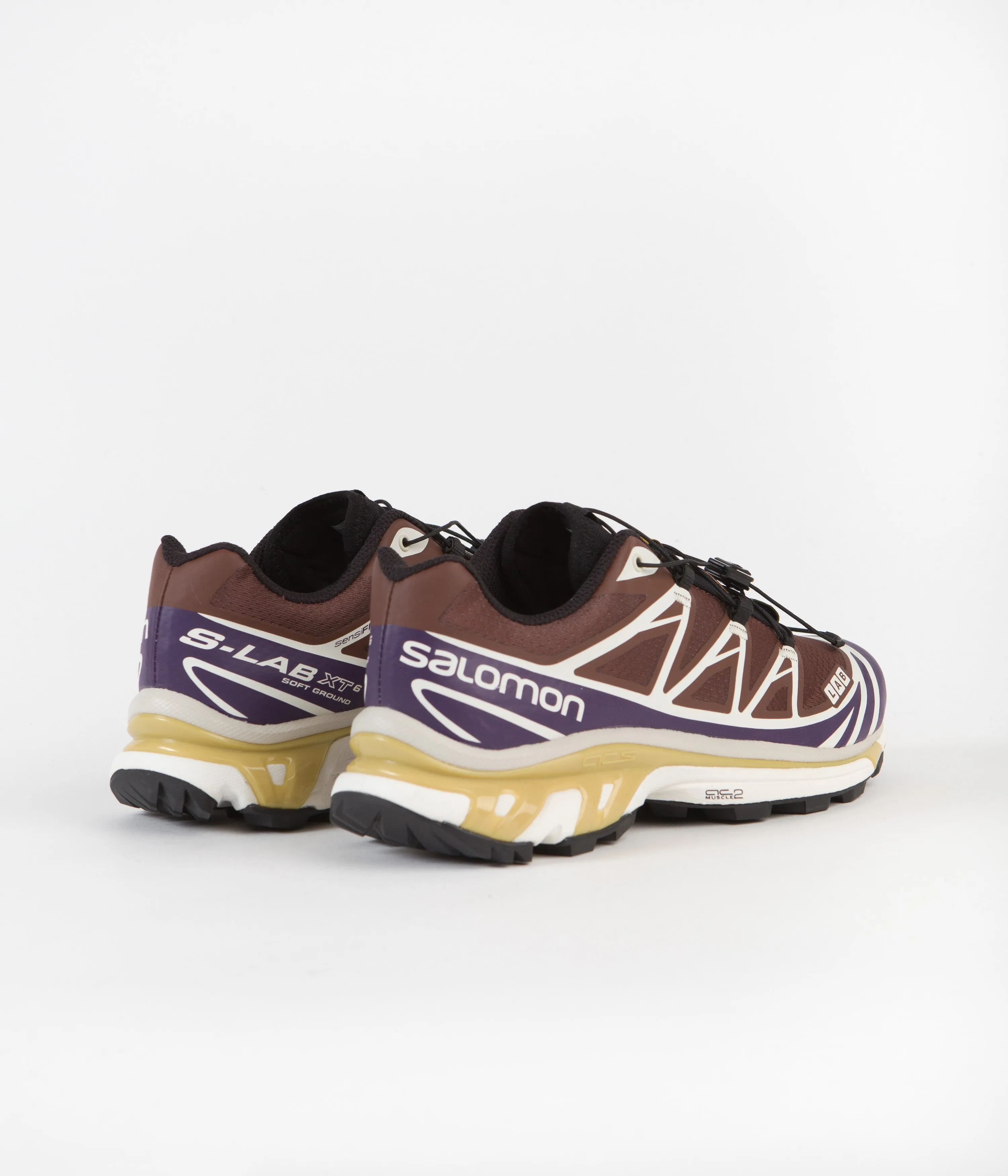 Salomon XT-6 Shoes - Black / Grape / Chocolate Fondant