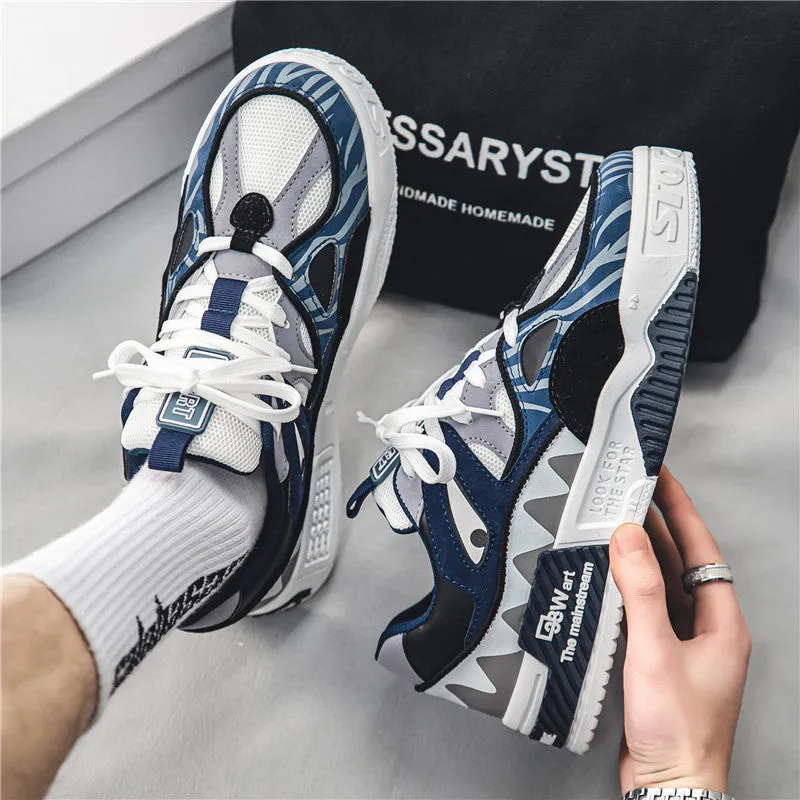 Shark Casual Sports Platform Sneakers