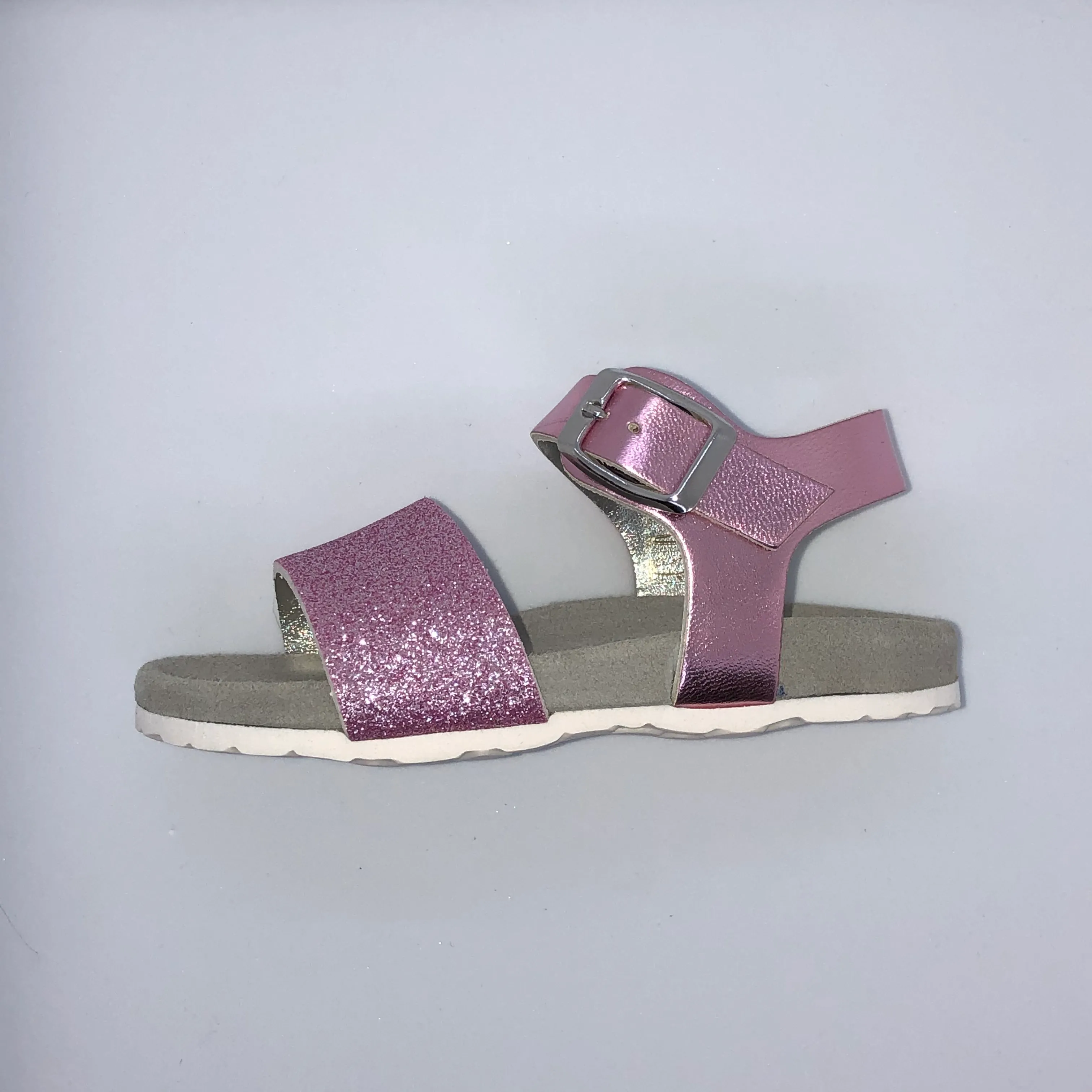 Sho.e.b.76 Kids Glitter Sandal - Pink