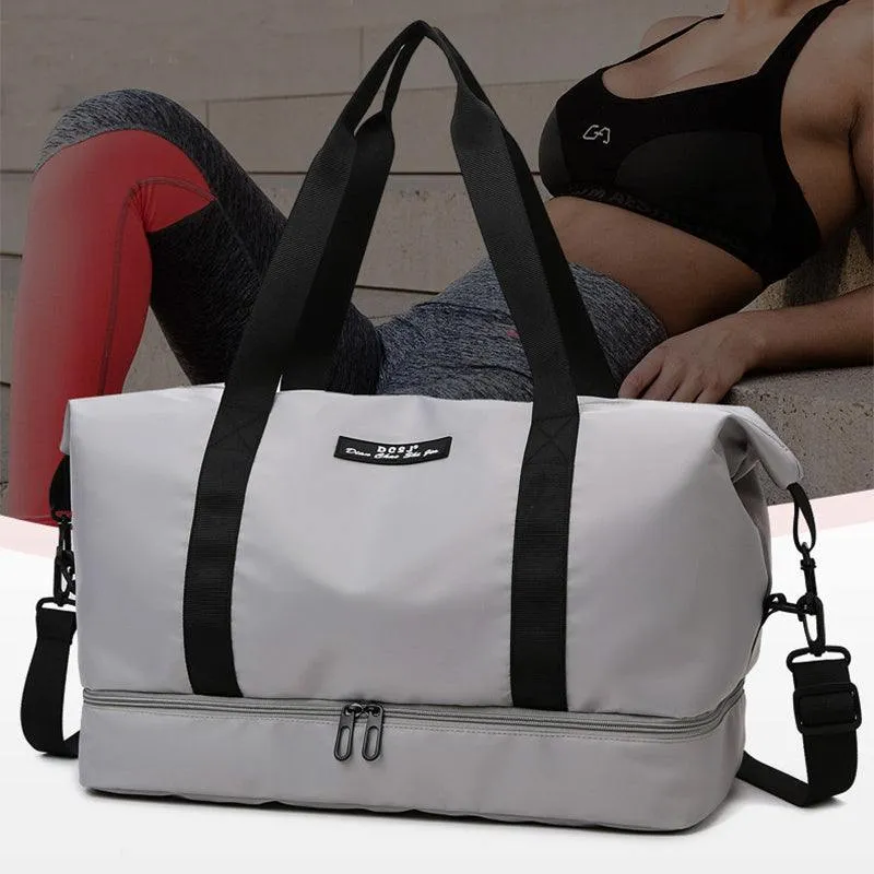 Shoes Compartment Portable Sports Gym Fitness Waterproof Bag