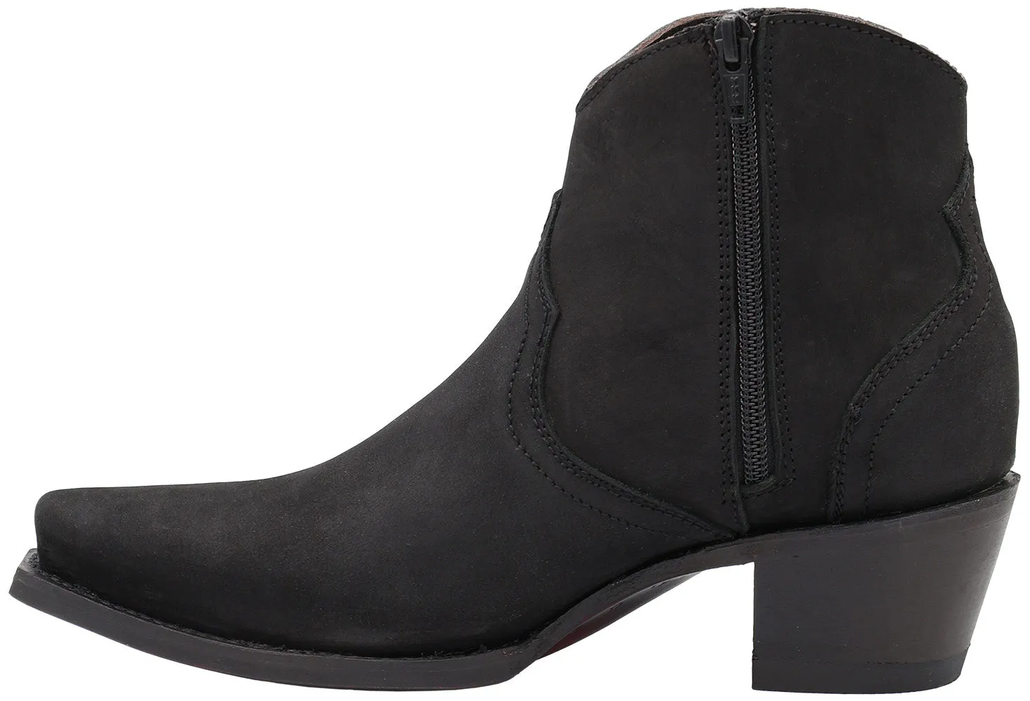 Silverton Lilly All Leather Snip Toe Boots (Black)