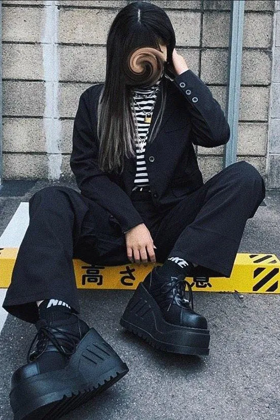 Street Sin Platform Sneakers [STO08]