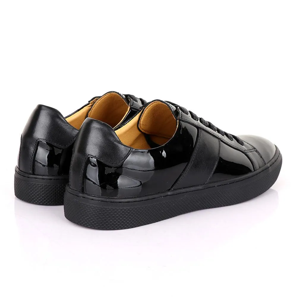 Terry Taylors Oxford Glossy Black Sneakers shoe