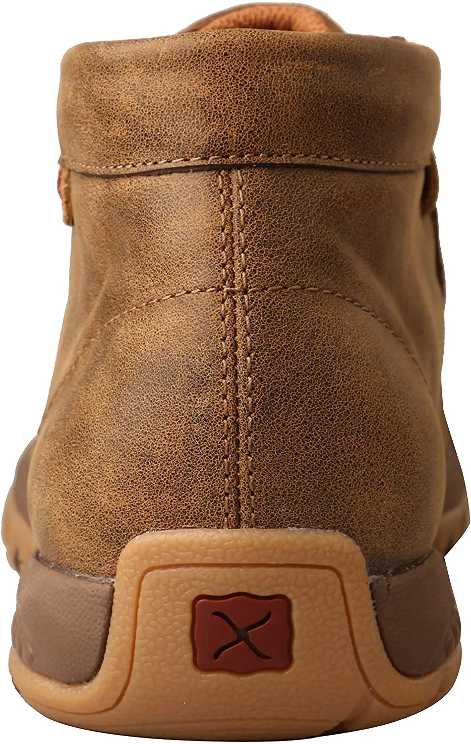 Twisted X Men's Chukka Driving Moc with CellStretch comfort technology, Bomber & Chocolate, 10 W