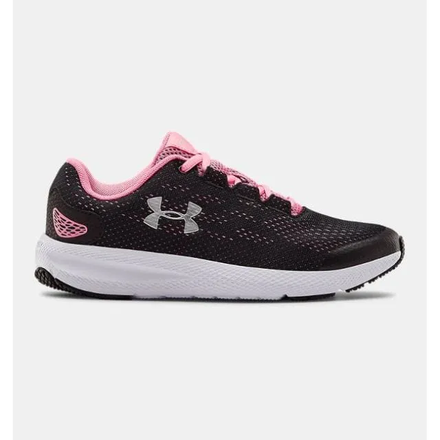 Under Armour School Charged Pursuit 2 Girls Running Shoes Black,Pink 3022860-002