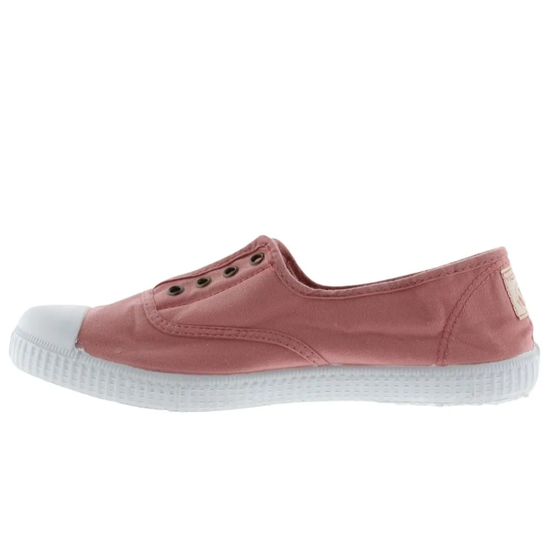 Victoria Shoes Dora Nude Canvas Plimsolls