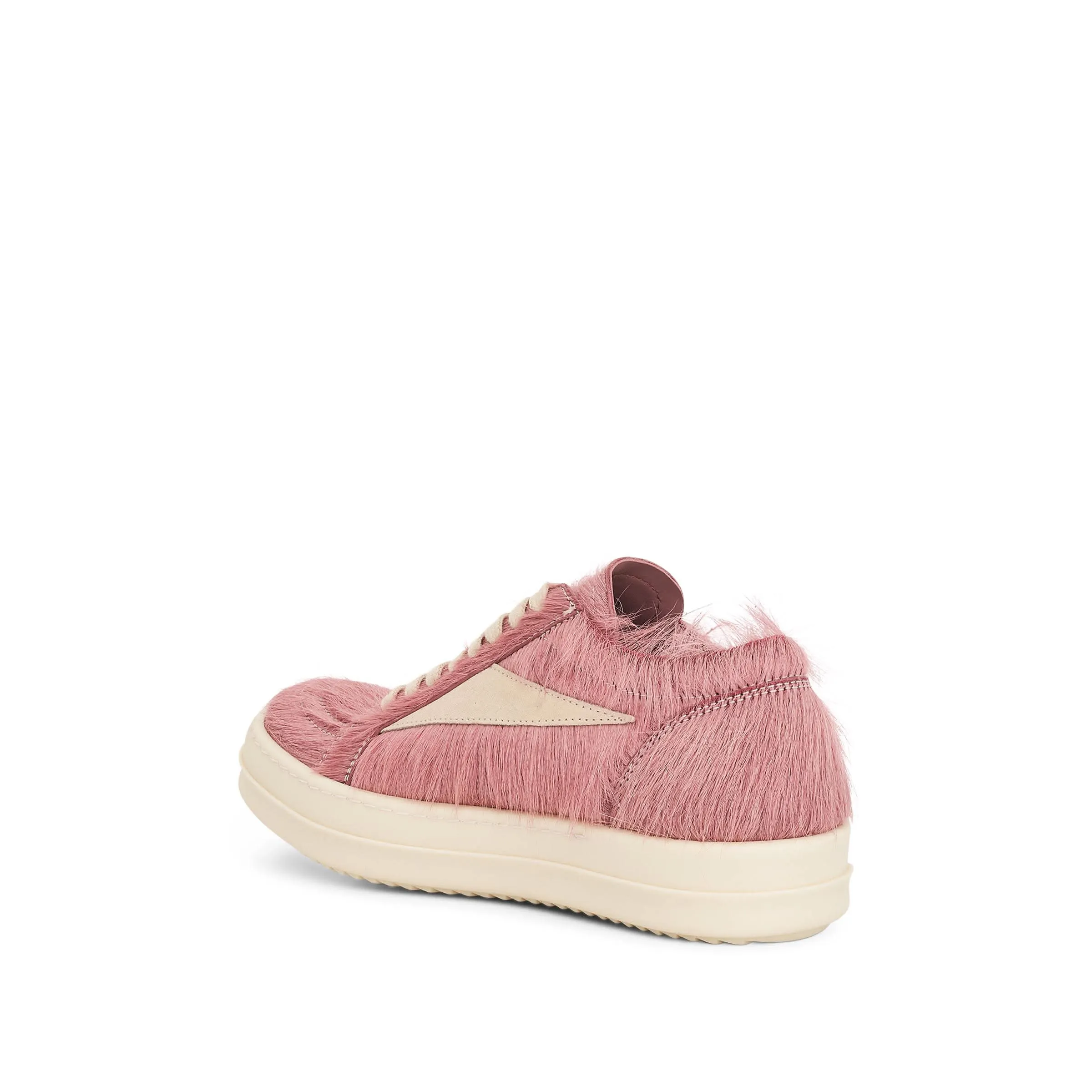 Vintage Fur Sneaker in Dusty Pink/Milk