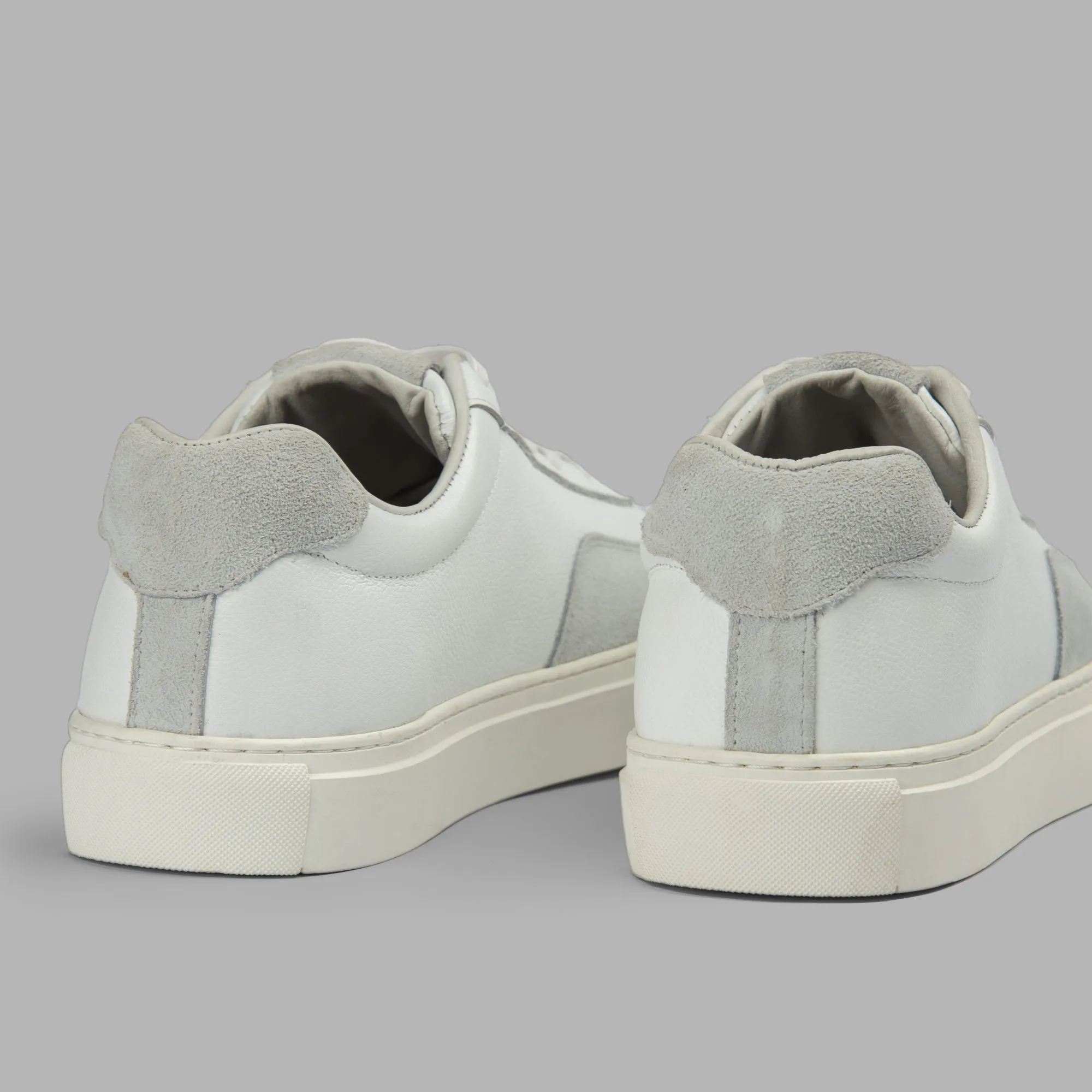 White Gancini Borg Sneakers