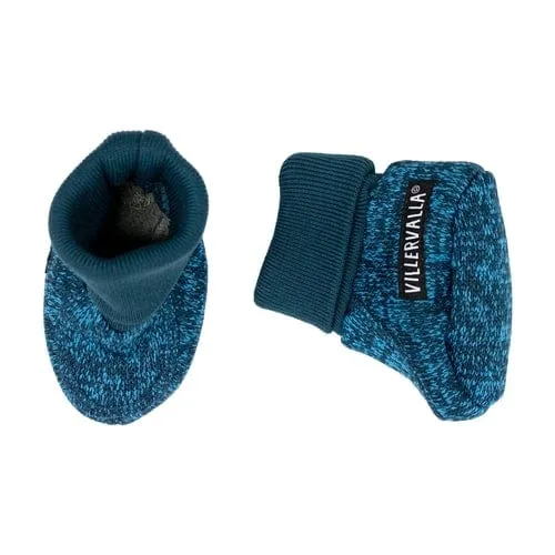 Windblock Pile Fleece Booties: Marine