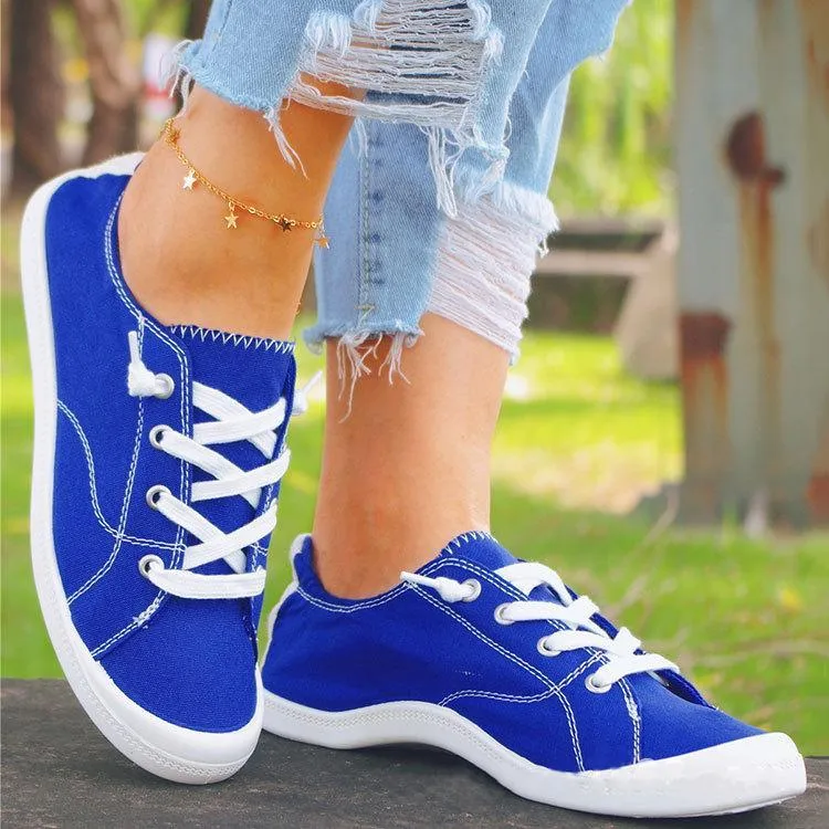 Women summer outdoor casual yellow slip on sneakers