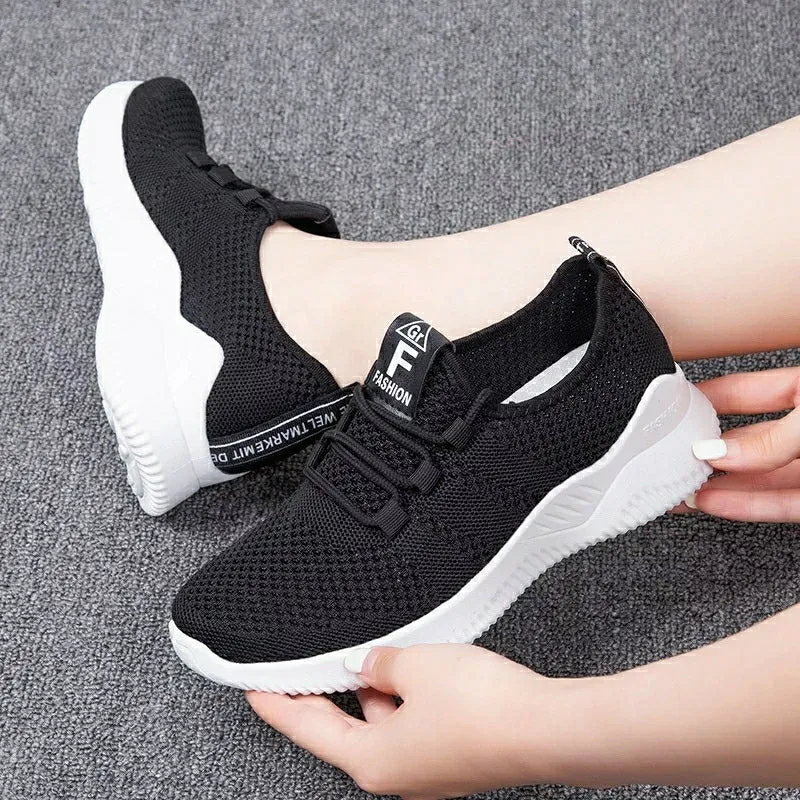 Women's Running Shoes Sport Mesh Sneakers - H-66