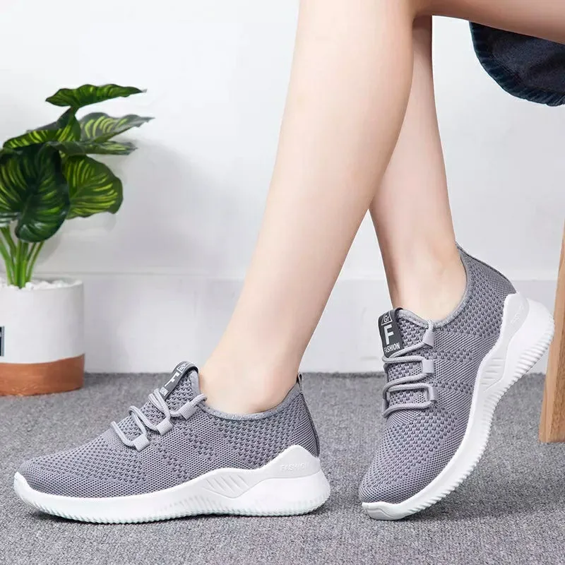 Women's Running Shoes Sport Mesh Sneakers - H-66