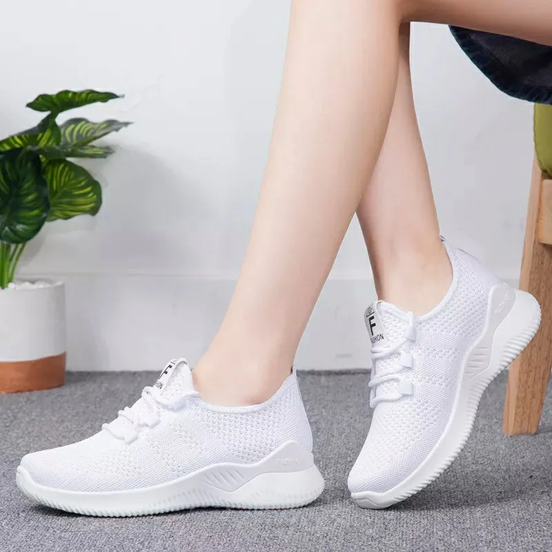 Women's Running Shoes Sport Mesh Sneakers - H-66