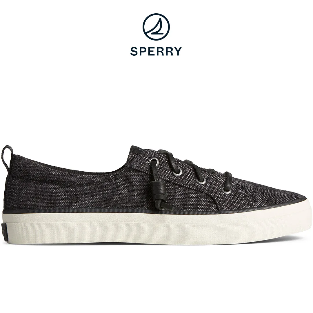 Women's SeaCycled™ Crest Vibe Baja Sneaker Black (STS88906)