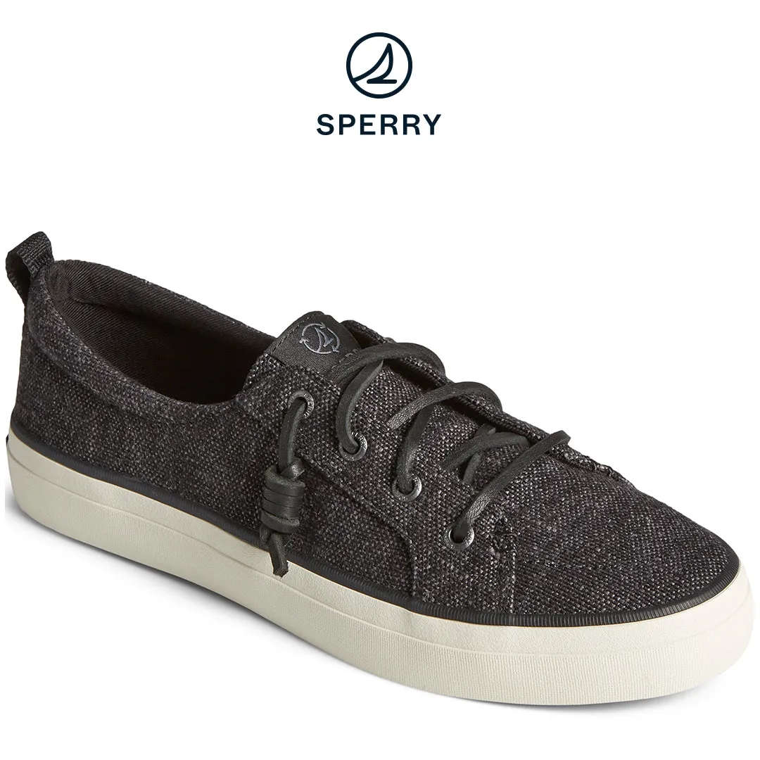 Women's SeaCycled™ Crest Vibe Baja Sneaker Black (STS88906)