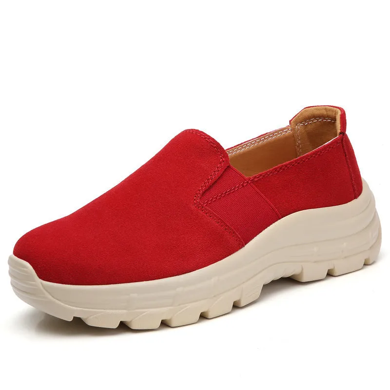 Women's Suede Slip-on Sports Casual Shoes & women's casual sneakers