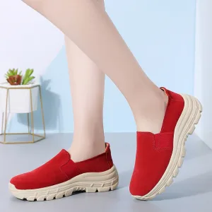 Women's Suede Slip-on Sports Casual Shoes & women's casual sneakers