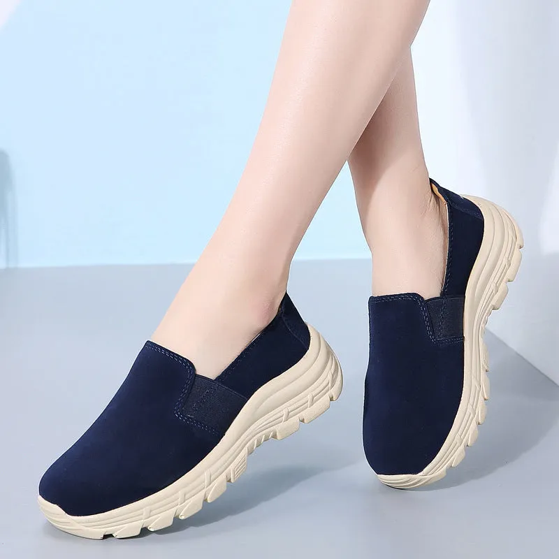 Women's Suede Slip-on Sports Casual Shoes & women's casual sneakers