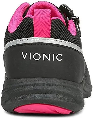 WOMEN'S VIONIC ZELIYA SNEAKER | BLACK / PINK