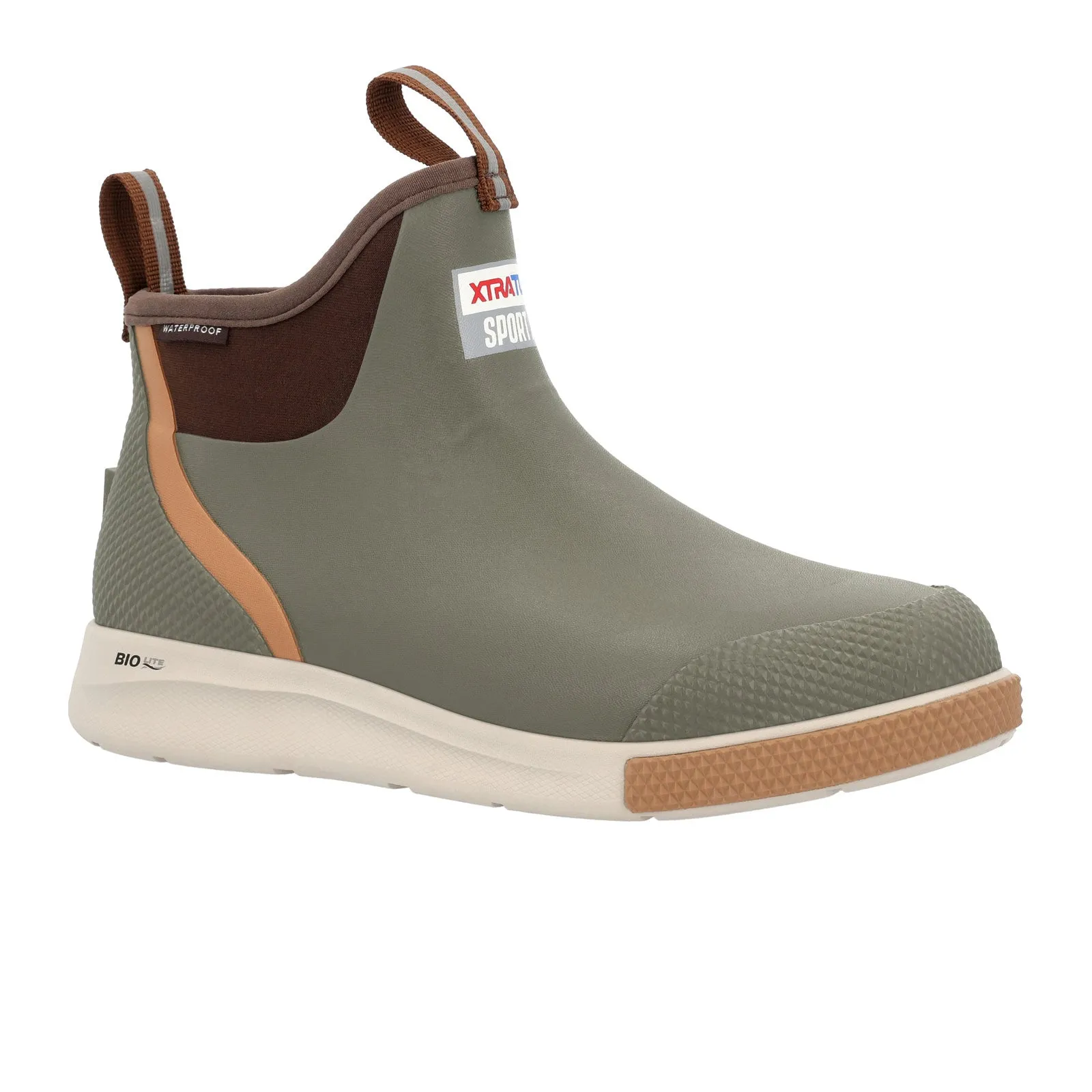 XtraTuf 6" Ankle Deck Boot Sport Boot (Men) - Olive